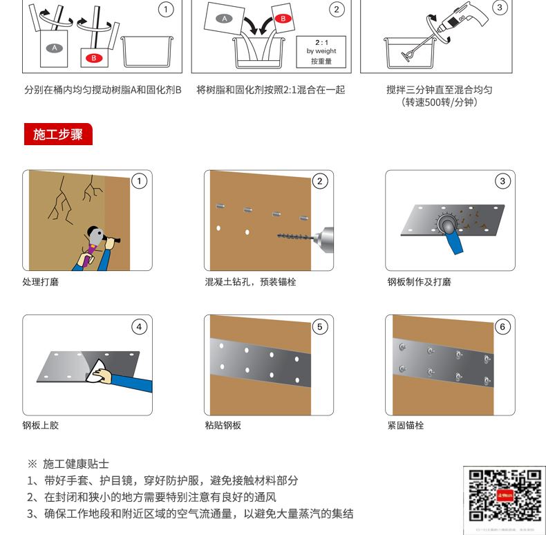 包钢南林乡粘钢加固施工过程